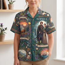 Load image into Gallery viewer, "Find Your Adventure with Personalization" - Rustic Highlands Hawaiian Shirt - Unique Custom Gift for Fans of Outlander and Nature Lovers
