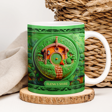 Load image into Gallery viewer, Personalized Fantasy Adventure Coffee Mug - Custom Hobbit House Design
