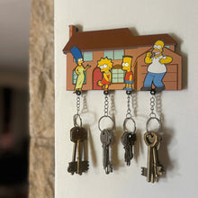 Load image into Gallery viewer, The Simpsons Family Home Keychain Holder
