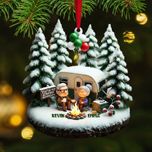 Load image into Gallery viewer, You're My Greatest Adventure - Personalized Camping Couple Christmas Ornament Ornament PopCulturePrints
