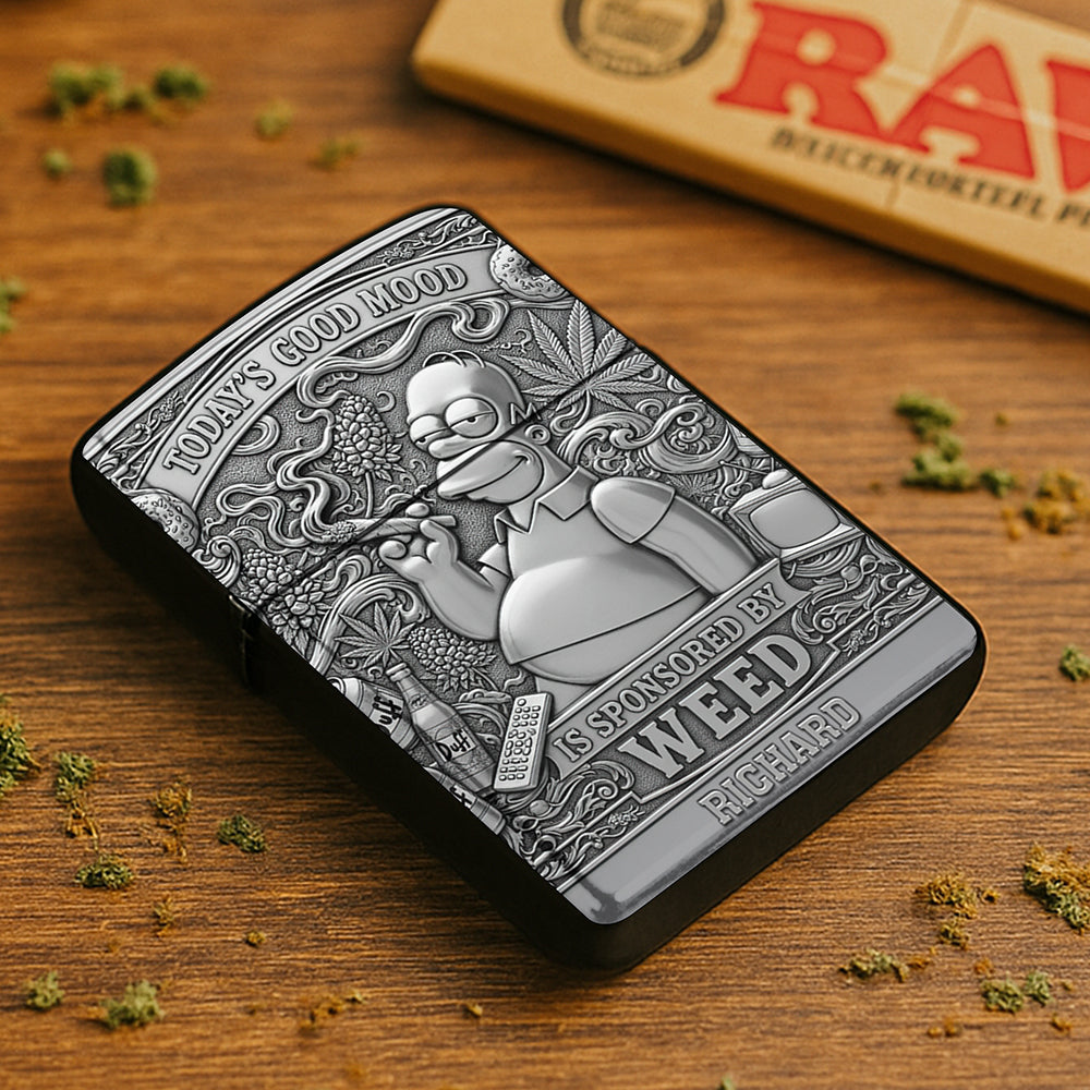 Chill Smokers Lighter – Personalized Gifts for Weed Lovers Lighter PopCulturePrints