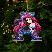 Load image into Gallery viewer, Personalized Mermaid Christmas Ornament for Movie Lovers Ornament PopCulturePrints
