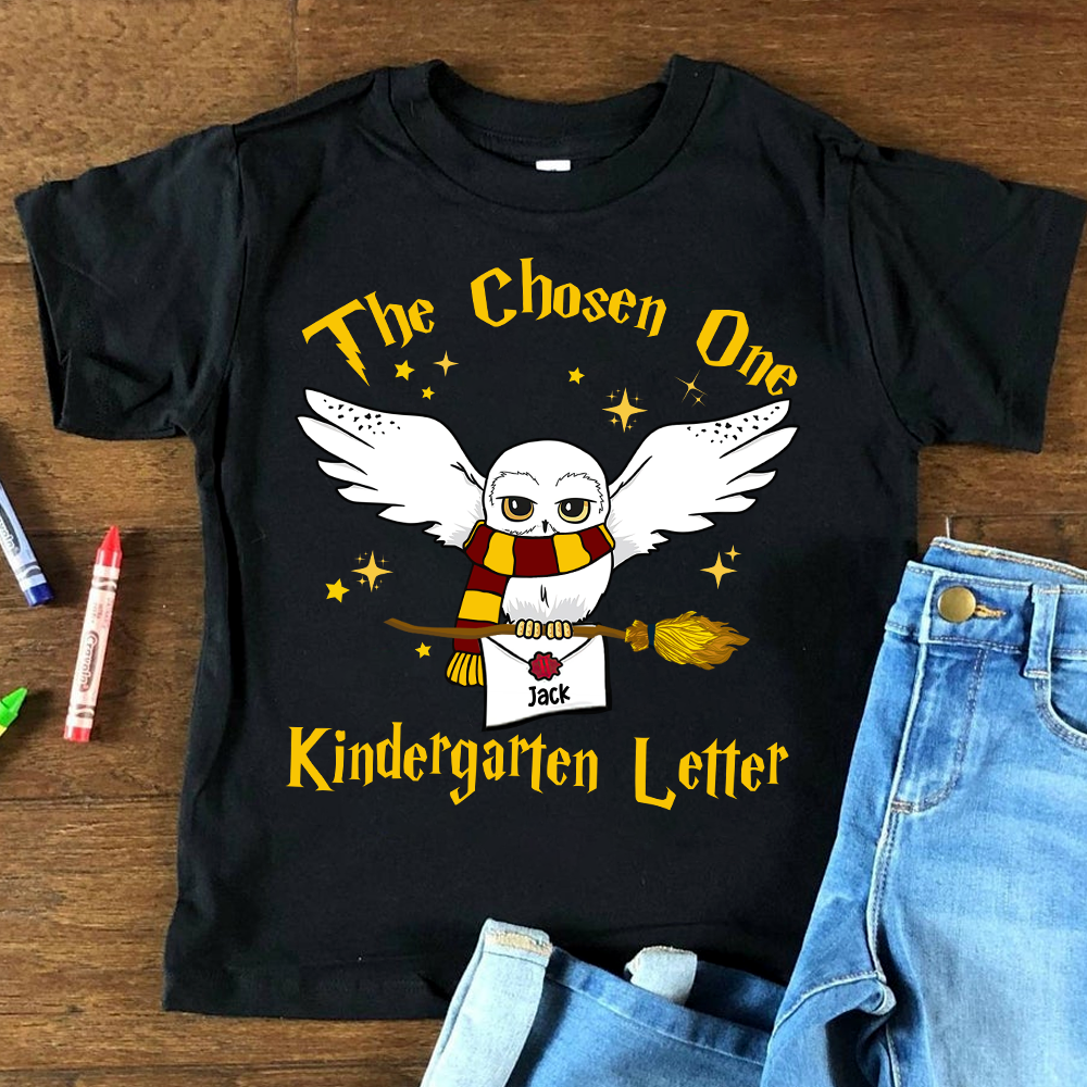 Personalized Kindergarten Acceptance T-Shirt - The Chosen One