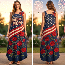 Load image into Gallery viewer, "Celebrate Your Pride as a Mom" - Proud Mom Maxi Dress - Personalized Gift for Mom, Grandma, and Loved Ones Dress PopCulturePrints
