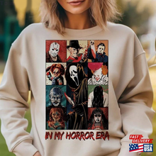 Load image into Gallery viewer, Horror Movie Icons Halloween T-Shirt - In My Horror Era
