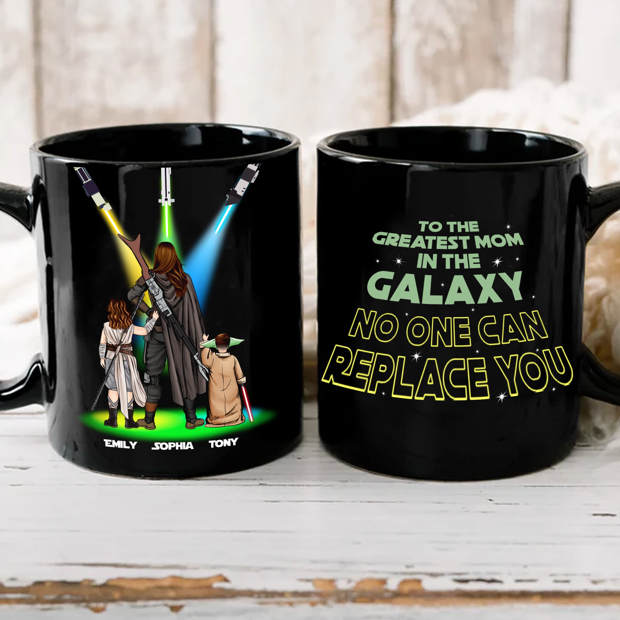 Galaxy Mom Personalized Coffee Mug - Perfect Mother's Day Gift Coffee Mug PopCulturePrints