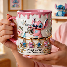 Load image into Gallery viewer, “Nurture Love with Every Sip” - Mom's Garden Love Coffee Accent Mug - Personalized Gift for Mom &amp; Grandma Coffee Mug PopCulturePrints
