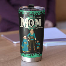 Load image into Gallery viewer, Personalized &#39;Legend of Mom&#39; Tumbler - Custom Family Gifts Tumbler Cup PopCulturePrints
