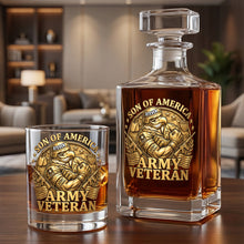 Load image into Gallery viewer, Ultimate Military Decanter Set - Personalized Gifts For Veterans 03nadh180626 Bottle PopCulturePrints
