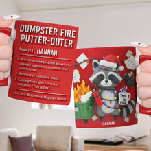 Load image into Gallery viewer, “A Level-Headed Problem Solver” – Funny Raccoon Office Coffee Mug | Personalized Gift for Coworkers, Friends &amp; Family Coffee Mug PopCulturePrints
