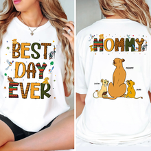 Load image into Gallery viewer, “Best Day Ever” - Personalized Mom Shirt - Unique Gift for Moms, Grandmas &amp; More Shirts PopCulturePrints

