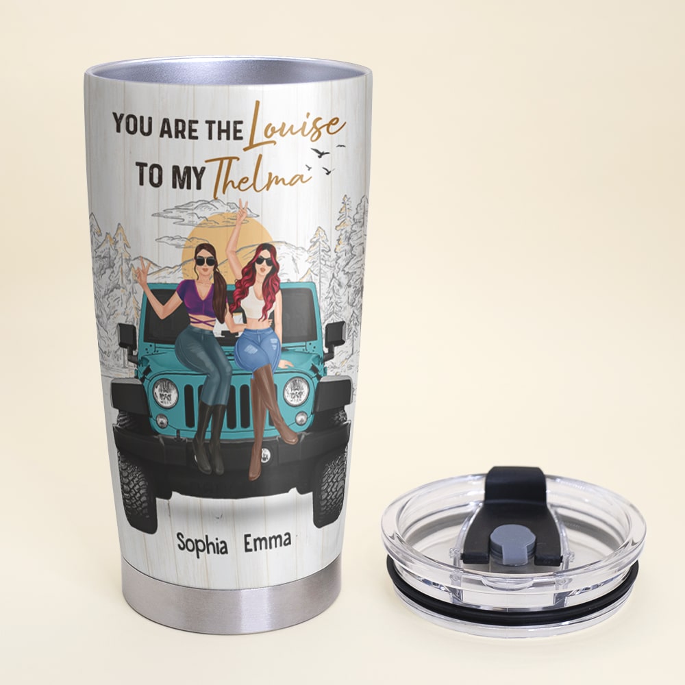 Personalized Thelma and Louise Friendship Tumblers