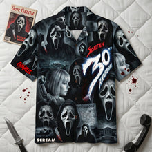 Load image into Gallery viewer, "Celebrate the Scream Culture!" - Scare Holiday Hawaiian Shirt - Personalized Gift for Horror Fans Hawaiian Shirts PopCulturePrints
