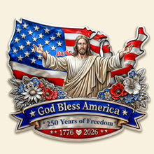 Load image into Gallery viewer, “Celebrate 250 Years of Freedom” - USA 250th Anniversary Metal Sign - Personalized Gift for Family and Friends Metal Signs PopCulturePrints
