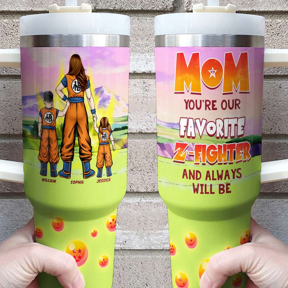 Personalized Dragon-Themed Tumbler for Mom - Mother's Day Gift Tumbler Cup PopCulturePrints