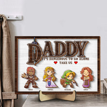 Load image into Gallery viewer, Personalized Dad Wood Sign - Unique Gift for Father&#39;s Day Wood Sign PopCulturePrints
