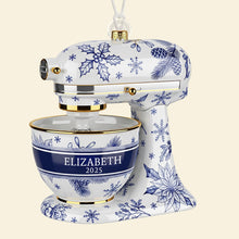 Load image into Gallery viewer, Baking Mixer Christmas Ornament - Personalized Gift for Bakers Ornament PopCulturePrints
