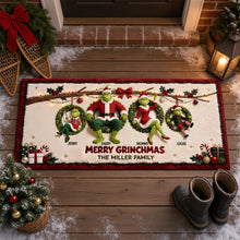 Load image into Gallery viewer, Christmas Monster Family Runner Rug - Personalized Gifts For Family Runner Rug 02TOTN050926 Doormat PopCulturePrints
