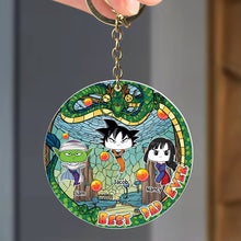 Load image into Gallery viewer, Personalized Dragon Culture Dad Keychain for Father&#39;s Day Keychains PopCulturePrints
