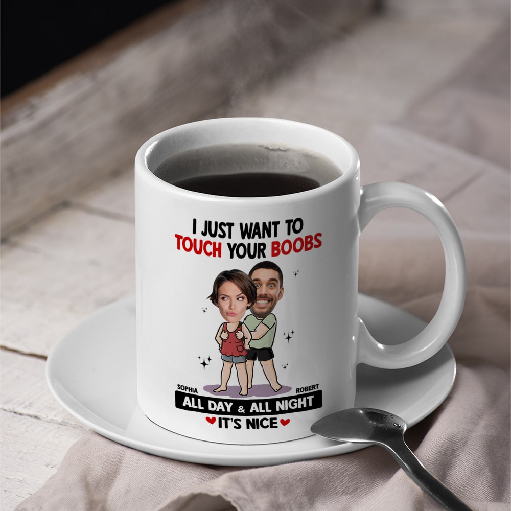 Custom Romantic Couple Mug - Personalized Gift