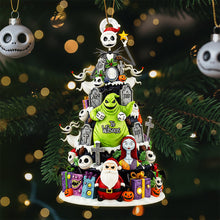 Load image into Gallery viewer, “Embrace the Spooky Spirit!” - Personalized Spooky Family Tree Ornament - Unique Gifts for Families &amp; Friends Ornament PopCulturePrints
