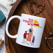 Load image into Gallery viewer, Custom Pirate Mom Coffee Mug - Personalized Gift for Mother&#39;s Day Coffee Mug PopCulturePrints
