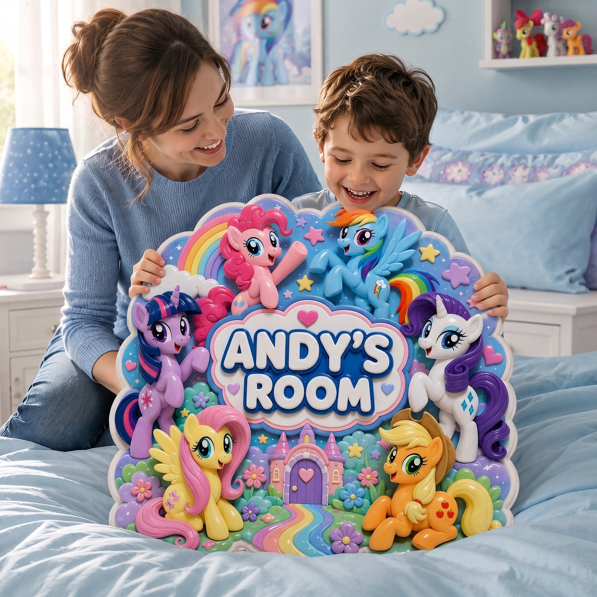 Lovely Mythical Creatures Acrylic Sign - Personalized Gifts 03nalu130726 Acrylic Sign PopCulturePrints