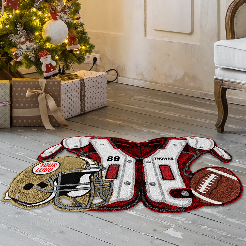 “Game Day Starts Here!” - Sports Jersey Doormat - Personalized Gifts for Sports Fans Doormat PopCulturePrints