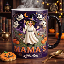 Load image into Gallery viewer, "Spook-tacular Moments Await!" - Personalized Halloween Magic Mug for Grandma &amp; Kids Coffee Mug PopCulturePrints
