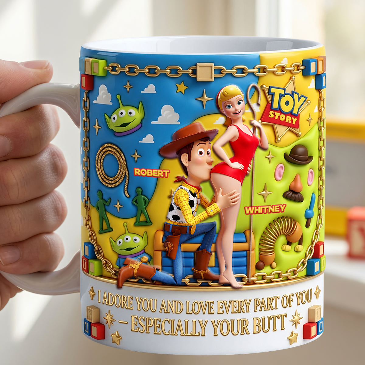 Cheeky Love Coffee Mug - Personalized Gifts for Your Partner