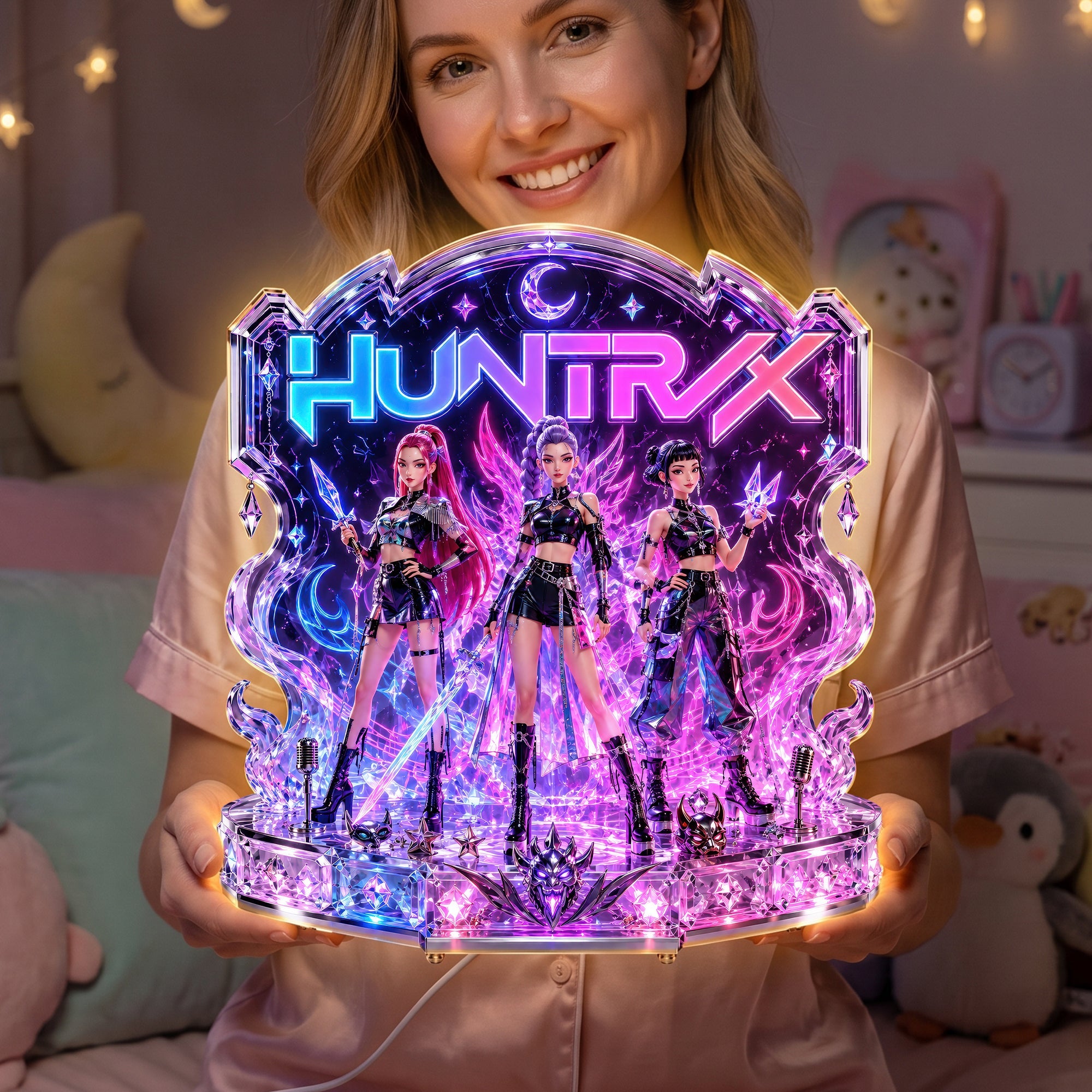 Capture the Magic of Light - Crystal-style Stage Acrylic Light Box - Personalized Gift Light Box PopCulturePrints