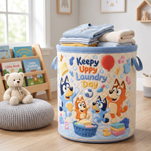 Load image into Gallery viewer, Happy Family Laundry Basket - Personalized Gift For Family 01NAQN140726 Laundry Basket PopCulturePrints
