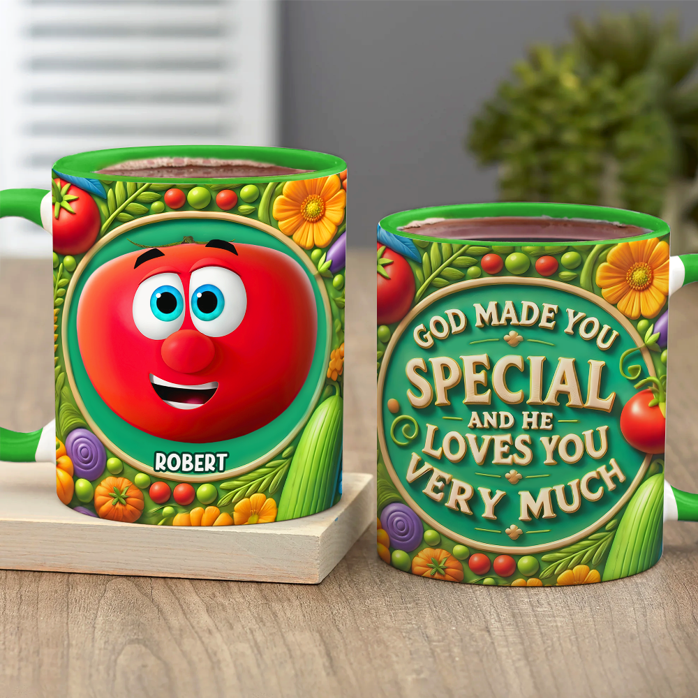 Personalized Christian Coffee Mug - God Made You Special Design Coffee Mug PopCulturePrints