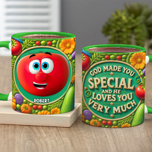 Load image into Gallery viewer, Personalized Christian Coffee Mug - God Made You Special Design Coffee Mug PopCulturePrints
