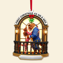 Load image into Gallery viewer, “First Christmas As Mr. &amp; Mrs.” - Personalized Couples Acrylic Ornament Ornament PopCulturePrints
