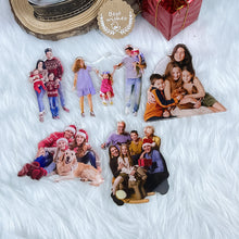 Load image into Gallery viewer, Personalized Family Photo Ornaments Ornament PopCulturePrints
