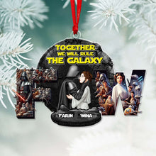 Load image into Gallery viewer, Personalized Galactic Love Ornament - Unique Valentine&#39;s Day Gifts for Couples Ornament PopCulturePrints
