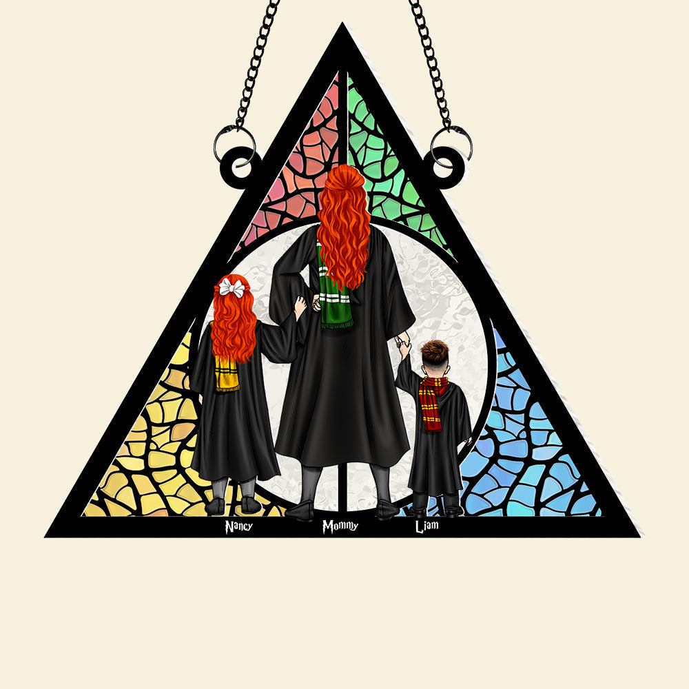 Personalized Family Wizard Hanging Ornament