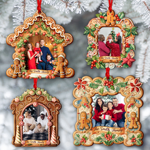 Load image into Gallery viewer, Personalized Family Christmas Ornament - Custom Photo Gift
