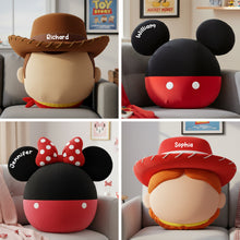 Load image into Gallery viewer, “Bring Joy with Our Custom Lovely Characters Pillow” - Personalized Gifts for Kids Pillow PopCulturePrints
