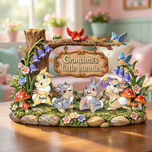 Load image into Gallery viewer, Grandma’s Little Bunnies - Personalized Acrylic Plaque for Grandmas Shaped Plaques PopCulturePrints
