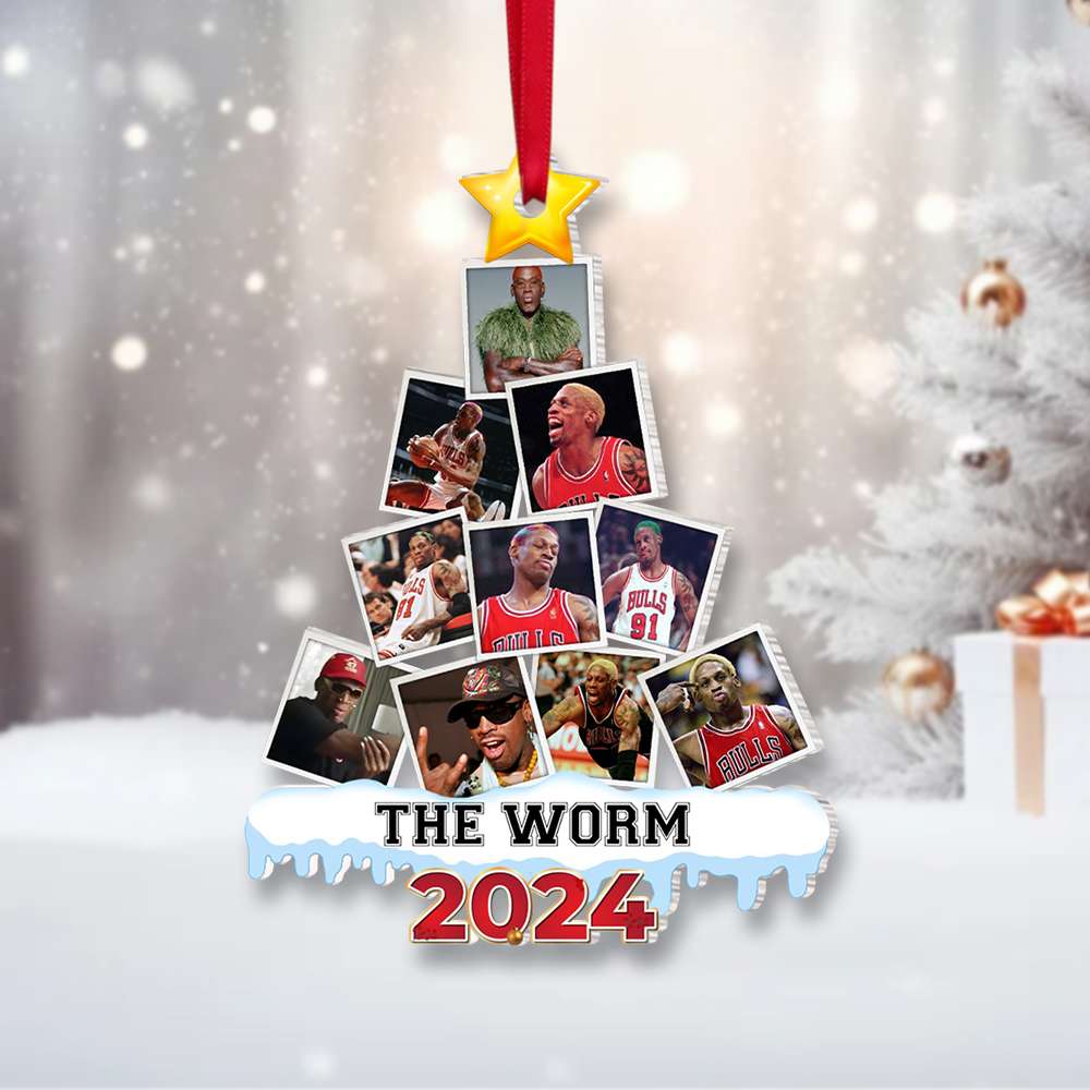 Personalized Basketball Fan Christmas Ornament - Themed Photo Gift 2024 Ornament PopCulturePrints