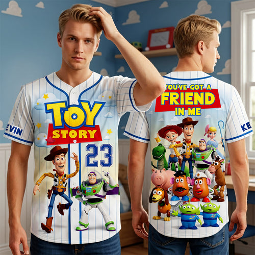 You've Got A Friend In Me - Personalized Childhood Memories Jersey AOP Products PopCulturePrints