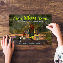 Load image into Gallery viewer, &quot;Best Mom Ever: You&#39;re Our Favorite Princess!&quot; - Personalized Jigsaw Puzzle - Gift for Mom, Grandma, and Loved Ones Jigsaw Puzzles PopCulturePrints
