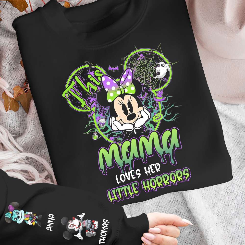 Personalized Spooky Mama Halloween Hoodie