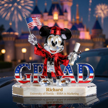 Load image into Gallery viewer, "Celebrate Success with a Touch of Patriotism!" - Personalized Patriotic Graduate Acrylic Plaque - Custom Gift for Graduates Shaped Plaques PopCulturePrints

