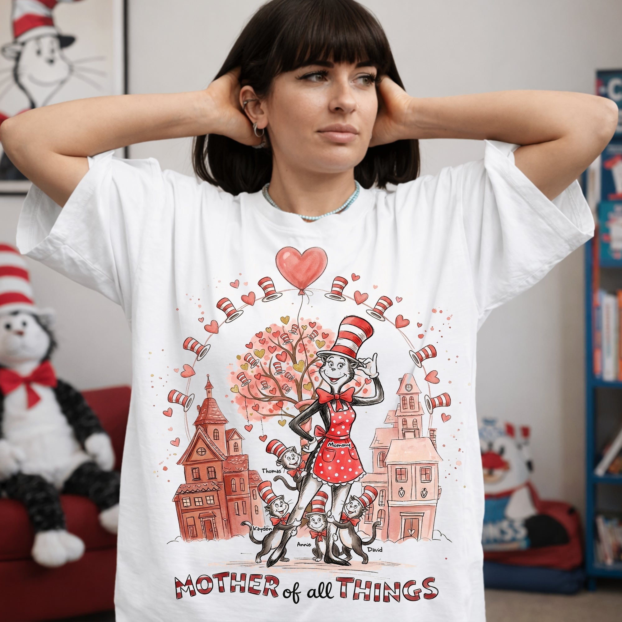 Mother of All Things - Personalized Cool Playful Mom Shirt Shirts PopCulturePrints