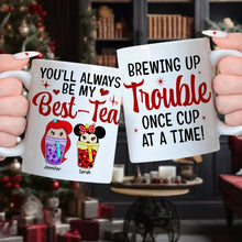 Load image into Gallery viewer, Personalized Best Friend Christmas Coffee Mug - Fun &amp; Festive Gift Coffee Mug PopCulturePrints
