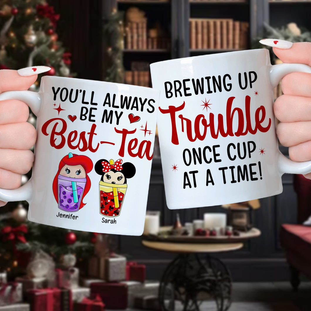Personalized Best Friend Christmas Coffee Mug - Fun & Festive Gift Coffee Mug PopCulturePrints