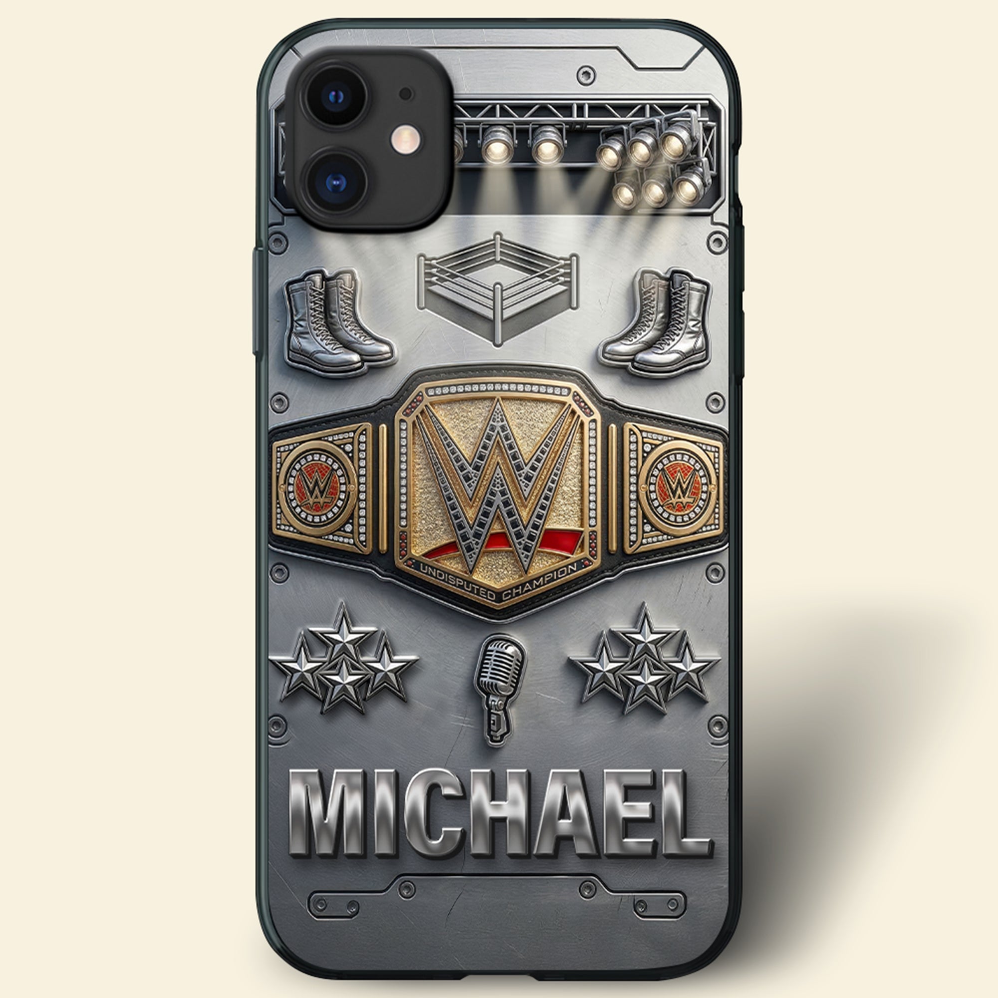 Championship Belt Phone Case - Personalize Your Perfect Gift for Wrestling Fans!